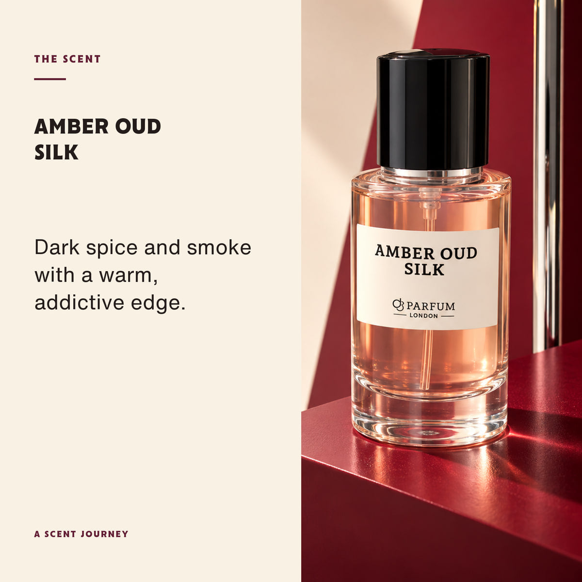 Amber Oud Silk — Scent description