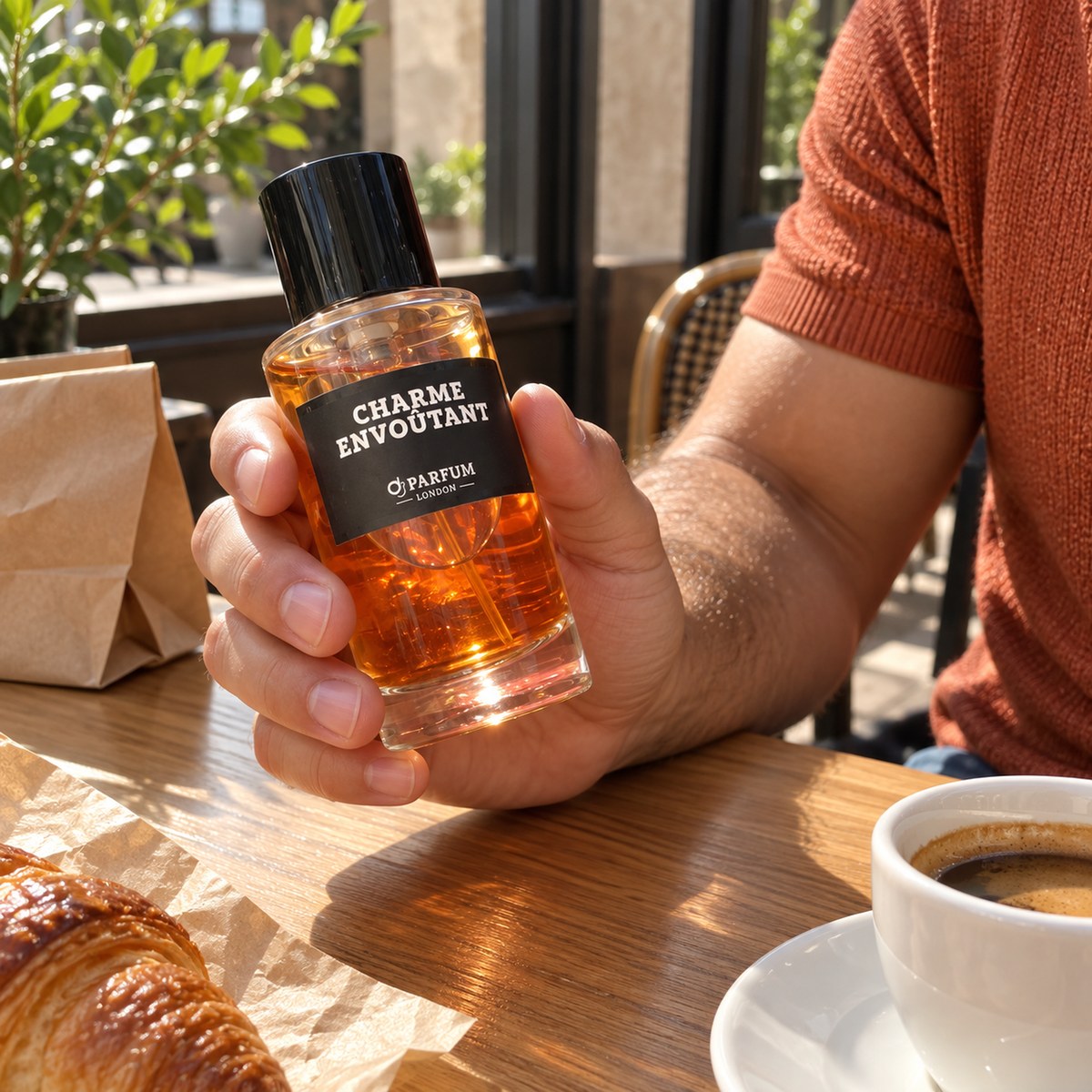 Charme Envoûtant — Product in hand