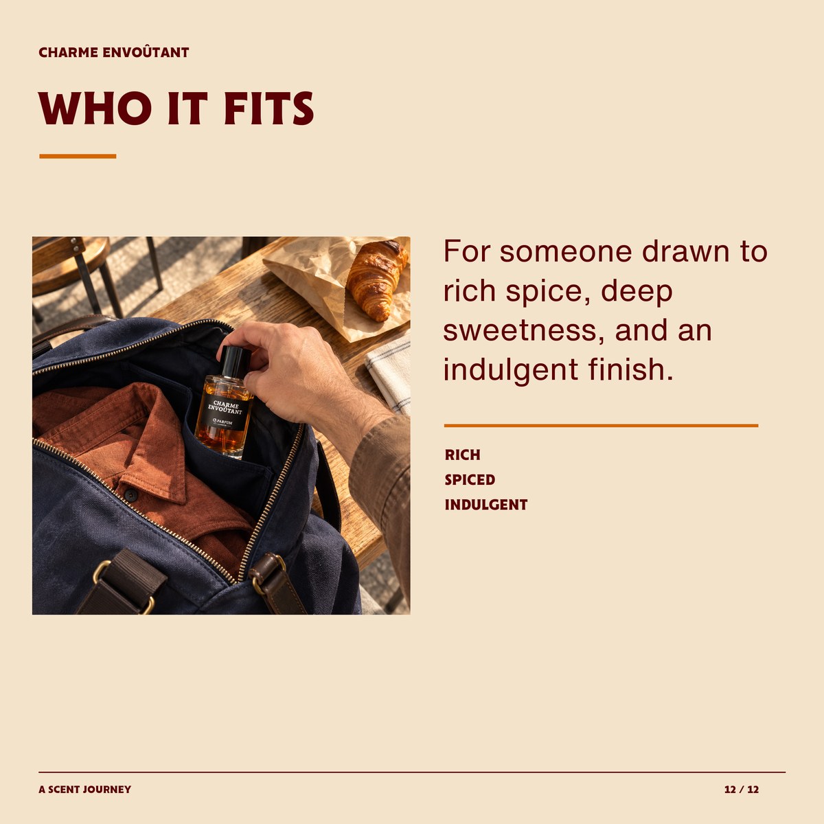 Charme Envoûtant — Who it fits