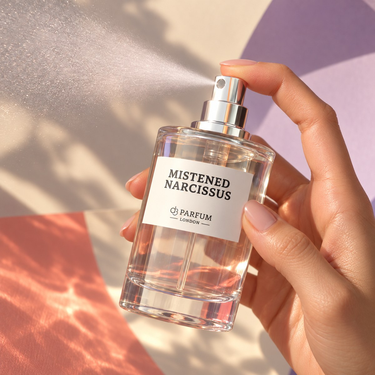 Mistened Narcissus — Spray in motion