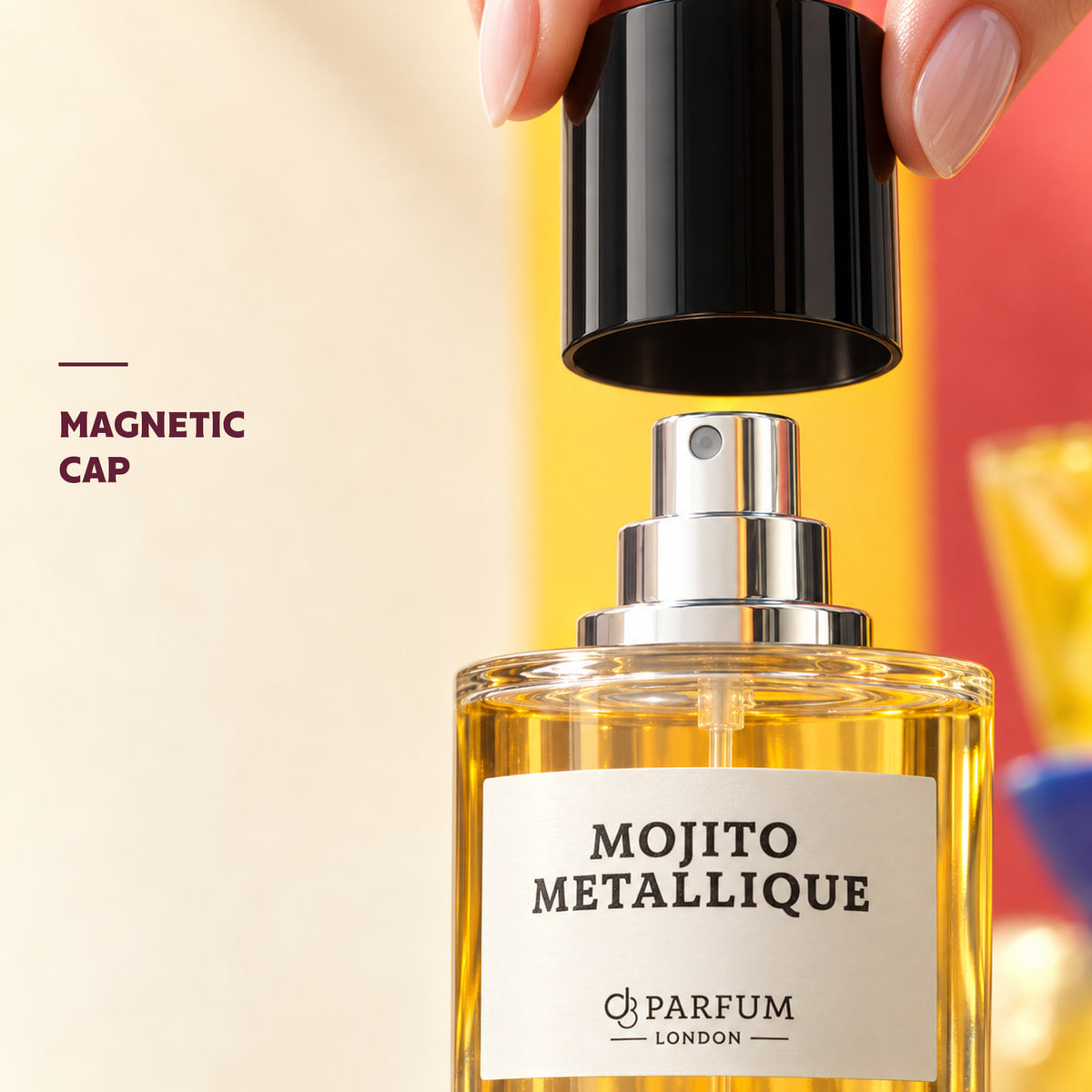 Mojito Metallique — Magnetic cap detail
